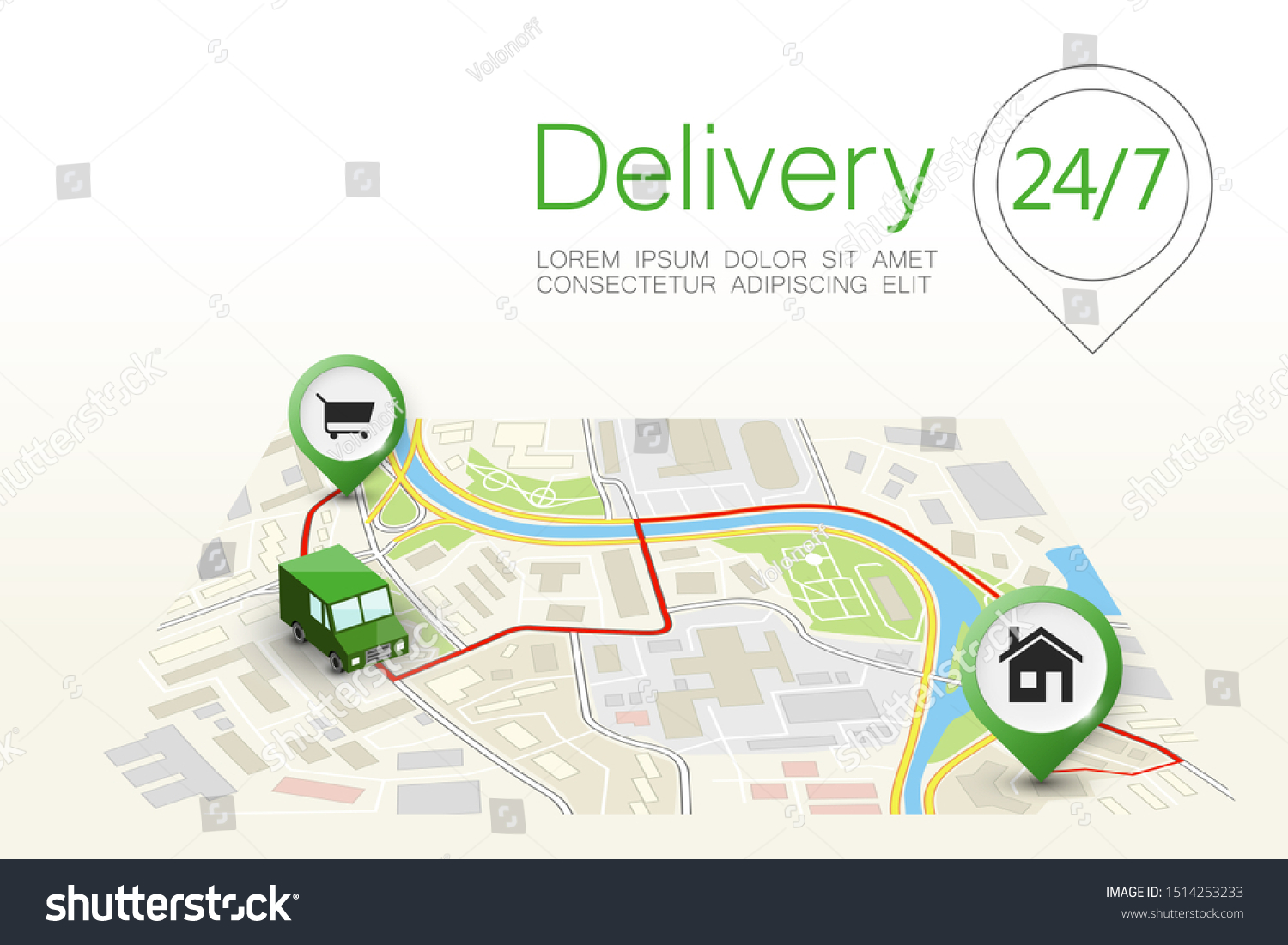 Delivery Route Map