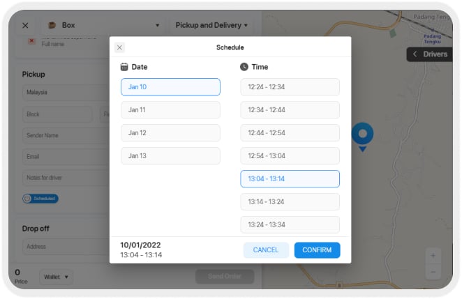 Delivery Scheduling Software