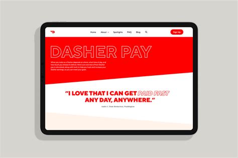 Doordash Dasher Central Behance