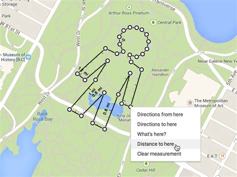Drawing Distance On Google Maps
