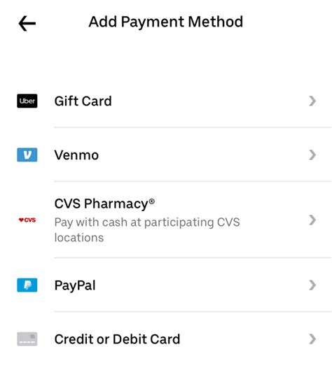 Every Uber Payment Method How To Select Different Credit Cards Every Uber Payment Method How To Select Different Credit Cards