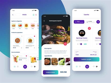 Free Food Delivery App Template Xd Free Food Delivery App Template Xd