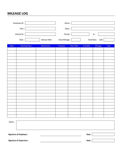 Free Mileage Log Template Download The Free 2023 Kilometerage Log Free Mileage Log Template Download The Free 2023 Kilometerage Log