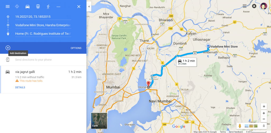 Google Maps Multiple Destinations