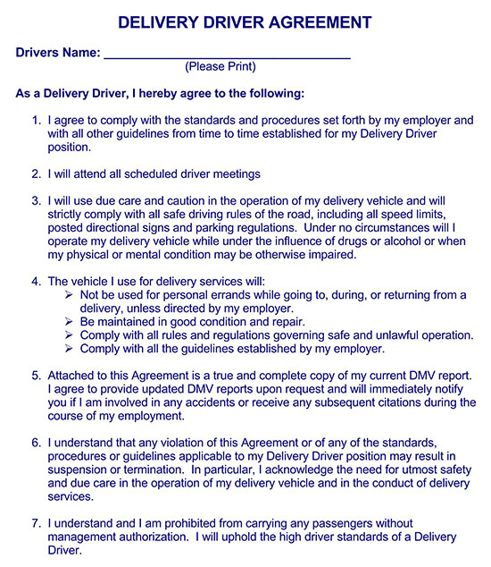 How To Get A Delivery Contract How To Get A Delivery Contract