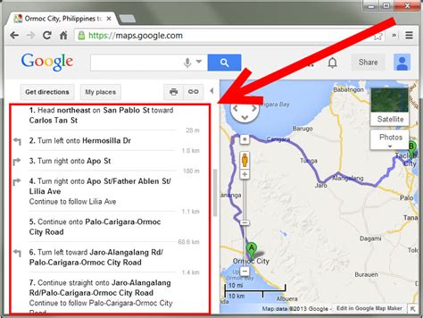 How To Get Driving Directions In Google Maps 4 Steps