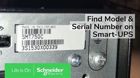 Locating Model Serial Number On Apc Smart Ups Schneider Electric Locating Model Serial Number On Apc Smart Ups Schneider Electric