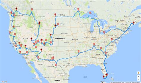 The Optimal Route For Visiting Every U S National Park Boing Boing