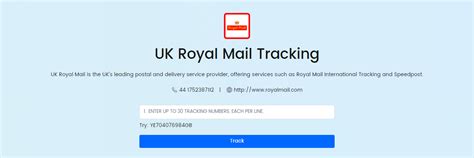 Uk Royal Mail Tracking