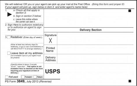 Usps Redelivery Schedule Redelivery Request