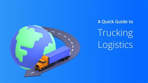 What Does Logistics Mean In Trucking
