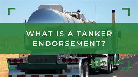 When Is A Tanker Endorsement Required The Truck How When Is A Tanker Endorsement Required The Truck How